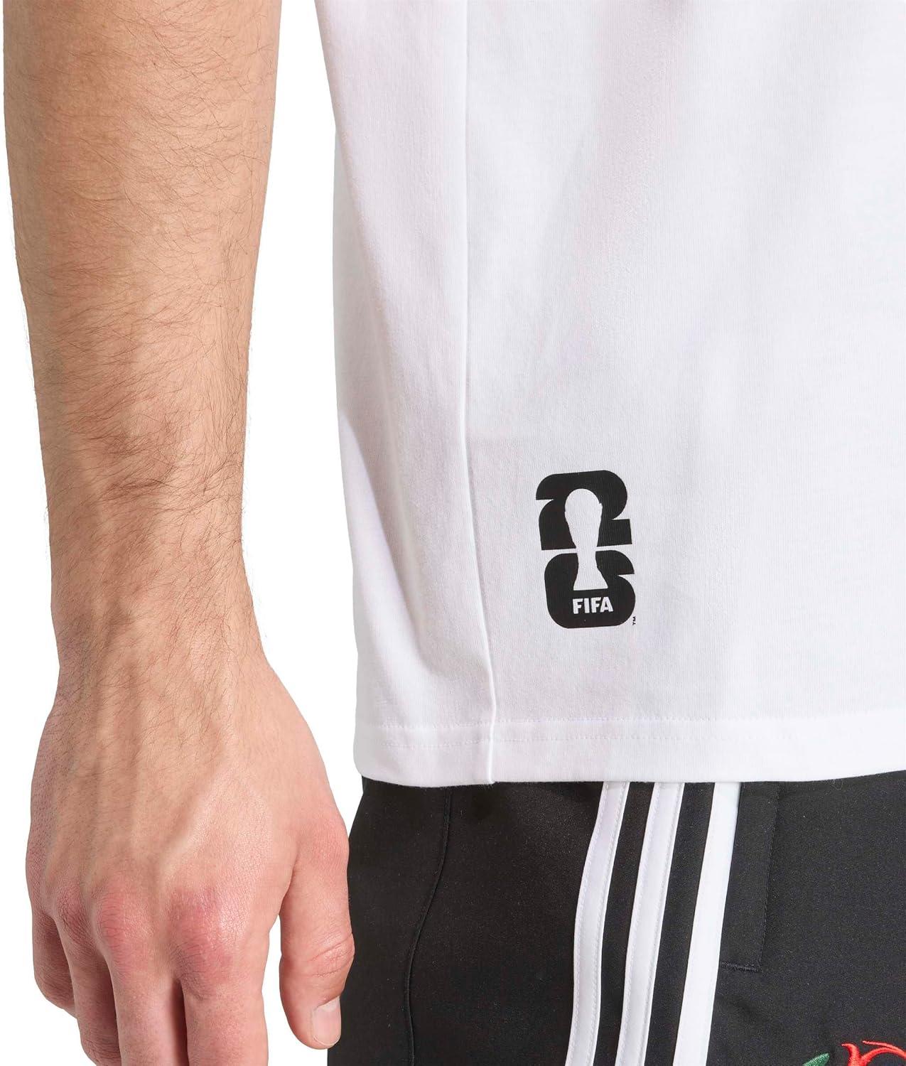 image:imageadidas Mens FIFA World Cup 26 Match Ball Graphic TShirtWhiteMexico
