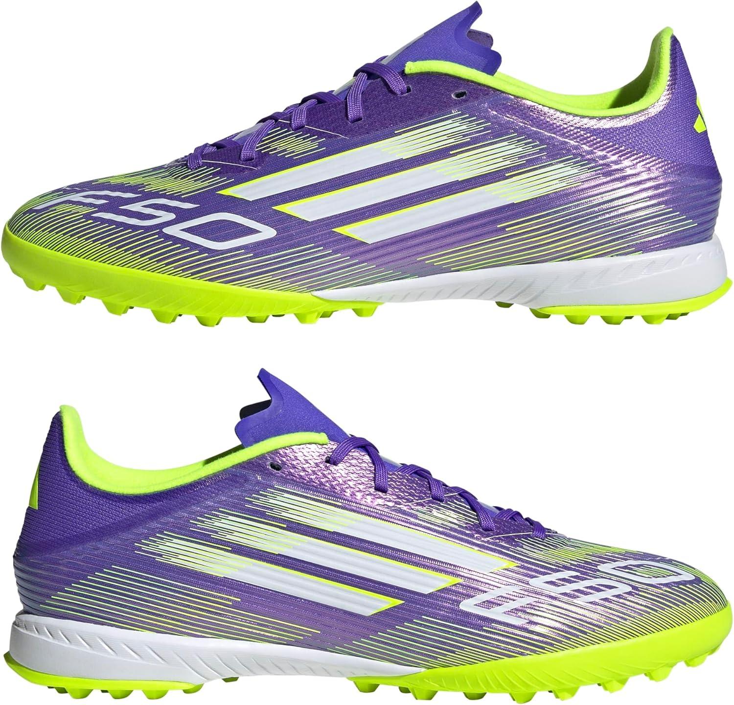 image:imageadidas UnisexAdult F50 League TurfPurple RushWhiteLucid Lemon