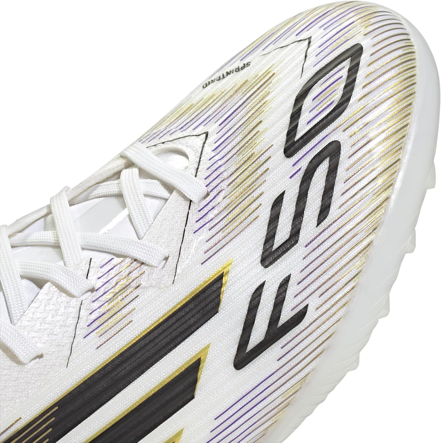 image:imageadidas UnisexAdult F50 League TurfWhiteBlackGold Metallic