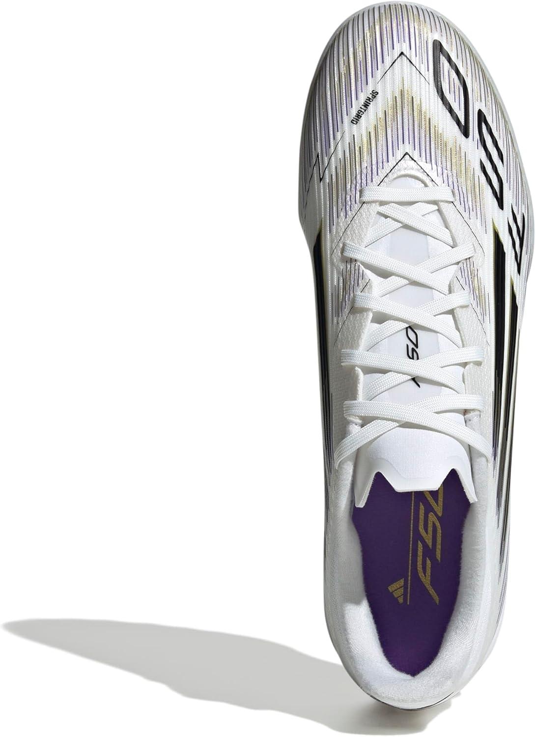 image:imageadidas UnisexAdult F50 League TurfWhiteBlackGold Metallic