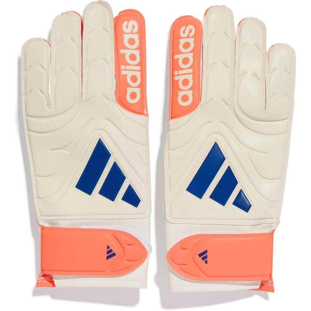 image:imageAdidas Copa Club Goalie GlovesOff WhiteLucid BlueSignal Coral