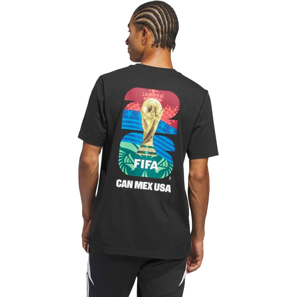 image:imageadidas Mens FIFA World Cup 26 Match Ball Graphic TShirtBlack