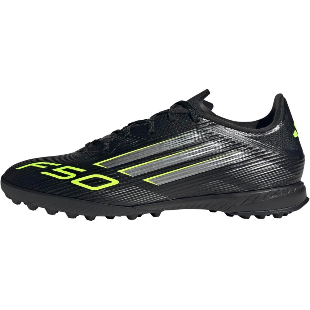 image:imageadidas UnisexAdult F50 League TurfBlackIron MetallicLucid Lemon