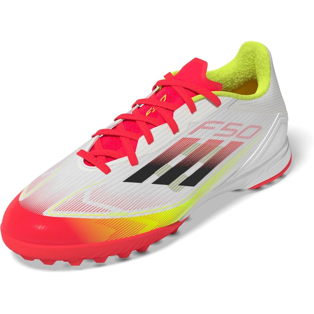 image:imageadidas UnisexAdult F50 League TurfWhiteBlackSolar Yellow