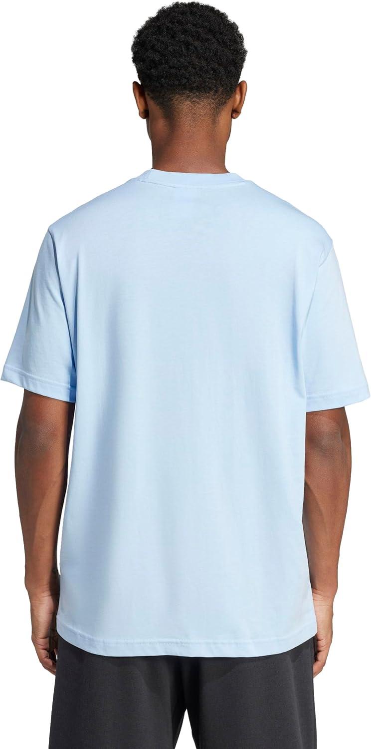 image:imageAdidas Mens Essentials Big Logo TShirtGlow BlueBlack
