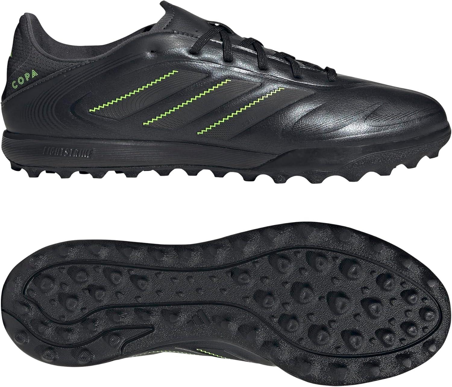 image:imageAdidas UnisexAdult Copa Pure 3 League TurfBlackSolid GreyLucid Lemon