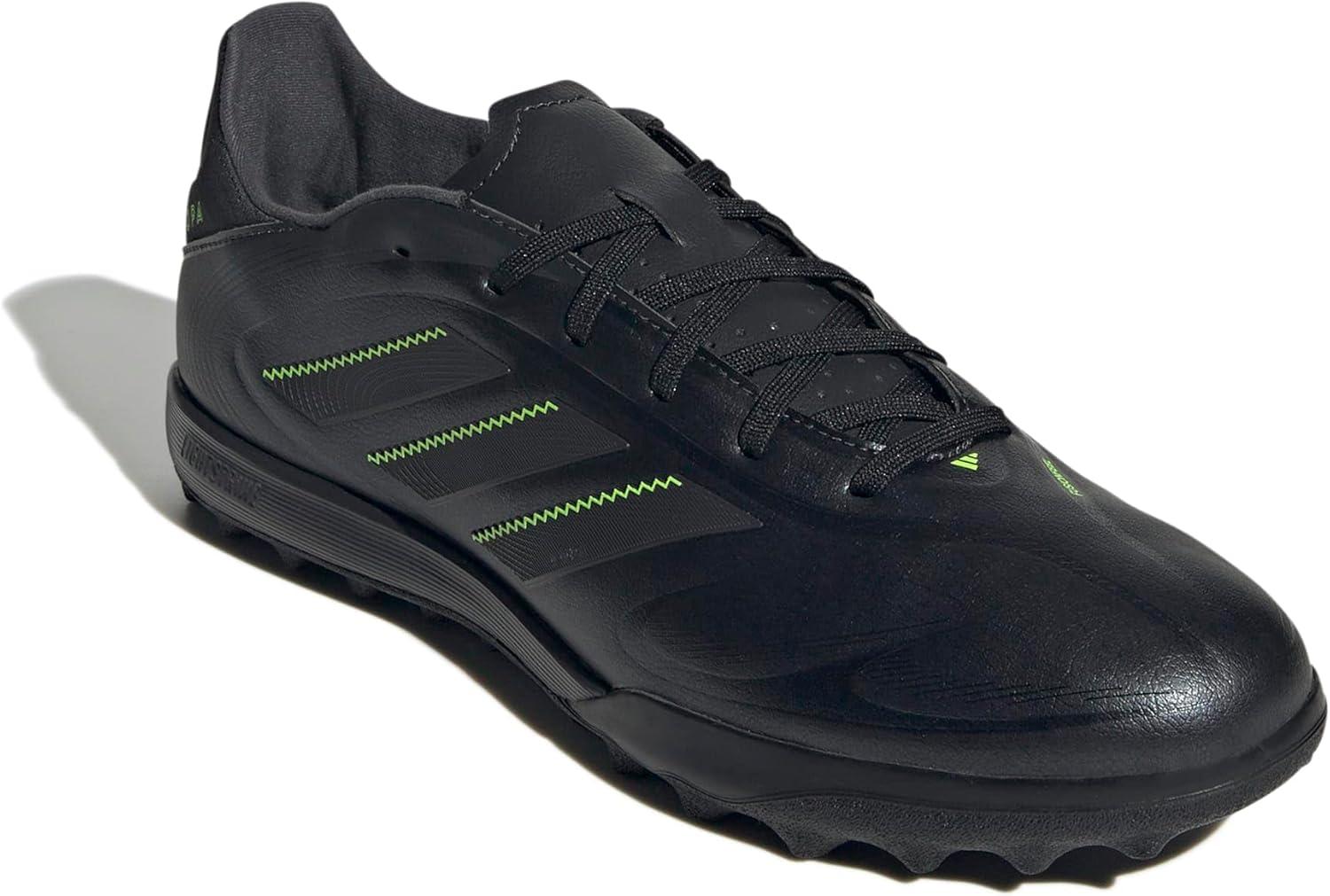 image:imageAdidas UnisexAdult Copa Pure 3 League TurfBlackSolid GreyLucid Lemon