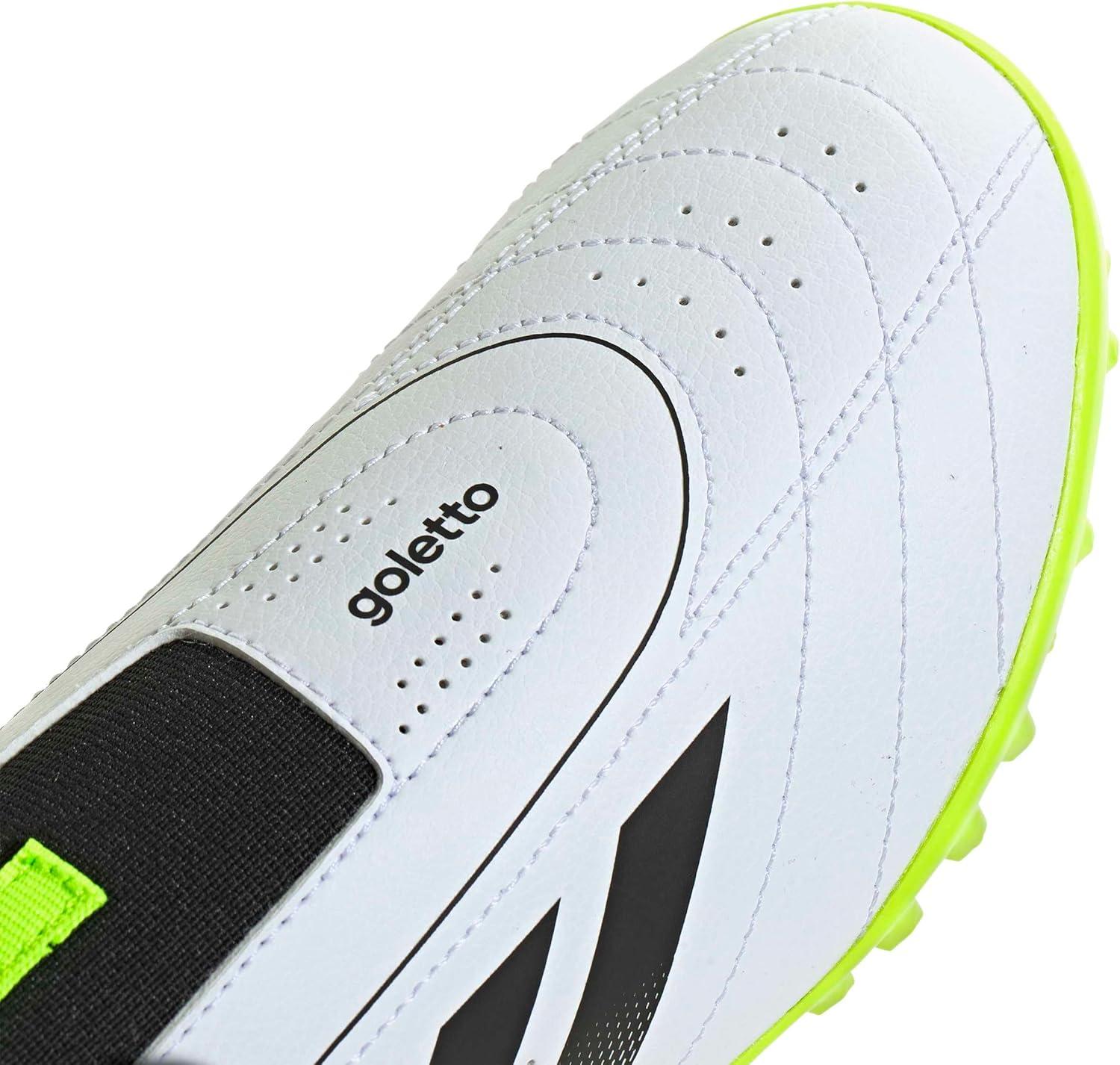 image:imageAdidas UnisexChild Goletto IX Laceless TurfWhiteBlackLucid Lemon