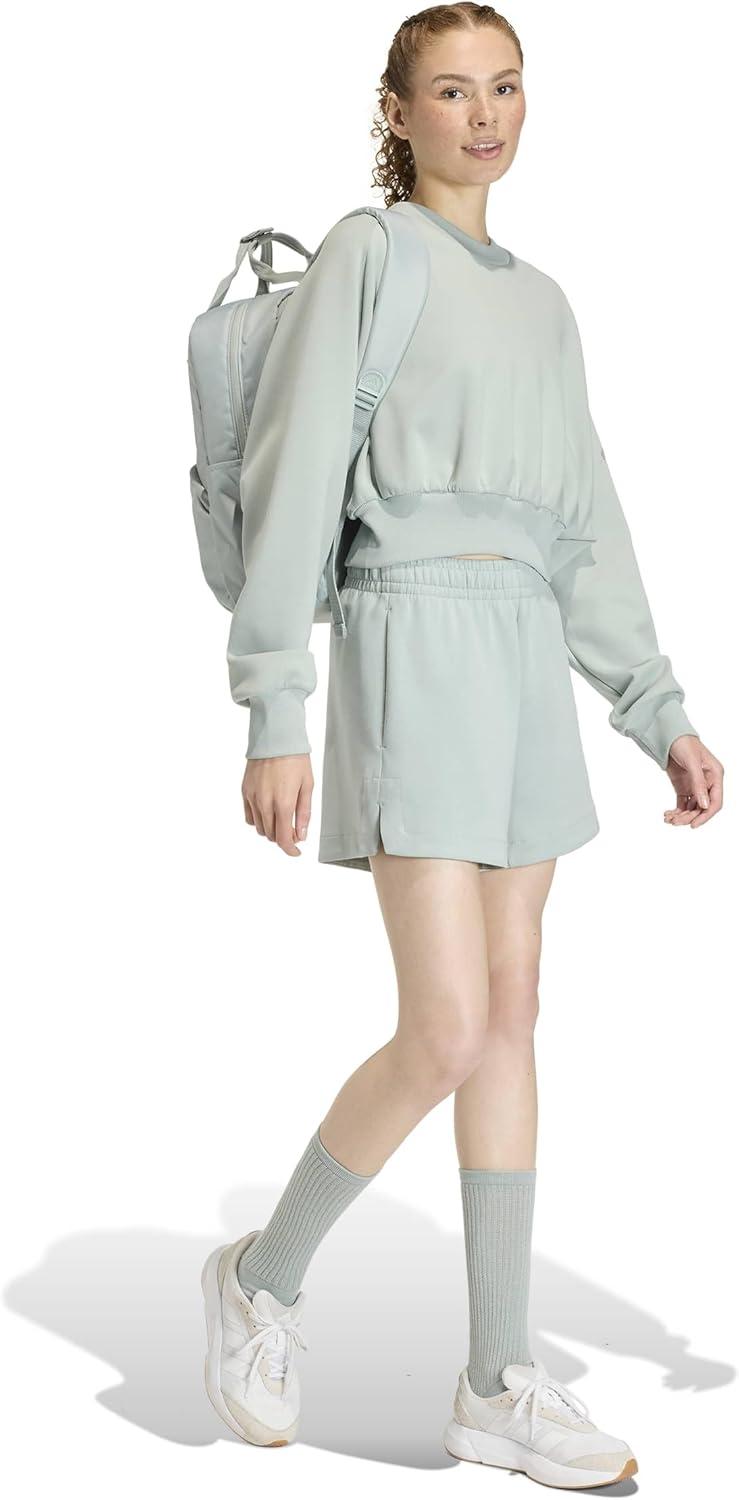 image:imageAdidas Womens All Szn Soft Lux Loose ShortsWonder Sage