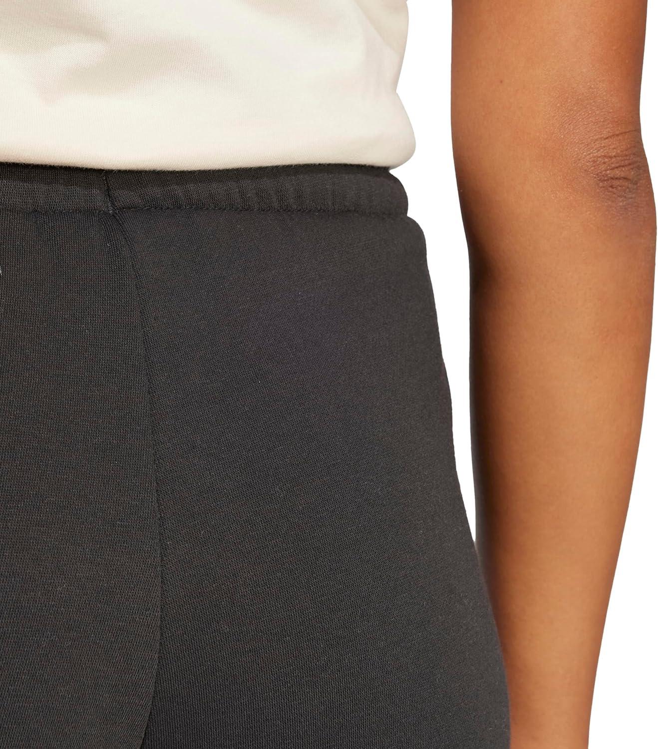 image:imageAdidas Womens Essentials Small Logo Feel Cozy ShortsBlackWhite