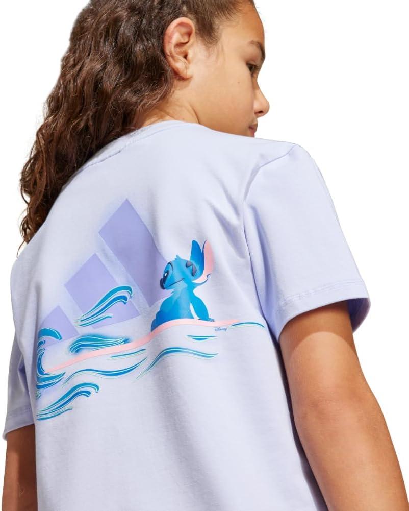 image:imageadidas Boys Disney Lilo and Stitch Graphic TShirtViolet ToneLight Purple