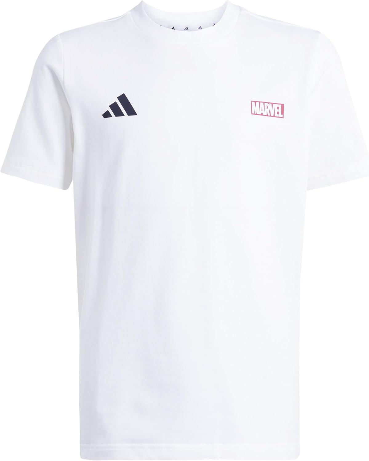 image:imageadidas Boys Marvel Graphic TShirtSpidermanWhiteBlack