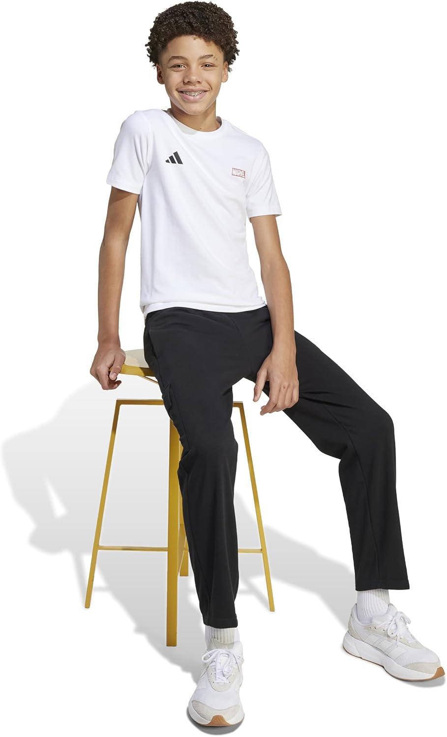 image:imageadidas Boys Marvel Graphic TShirtSpidermanWhiteBlack