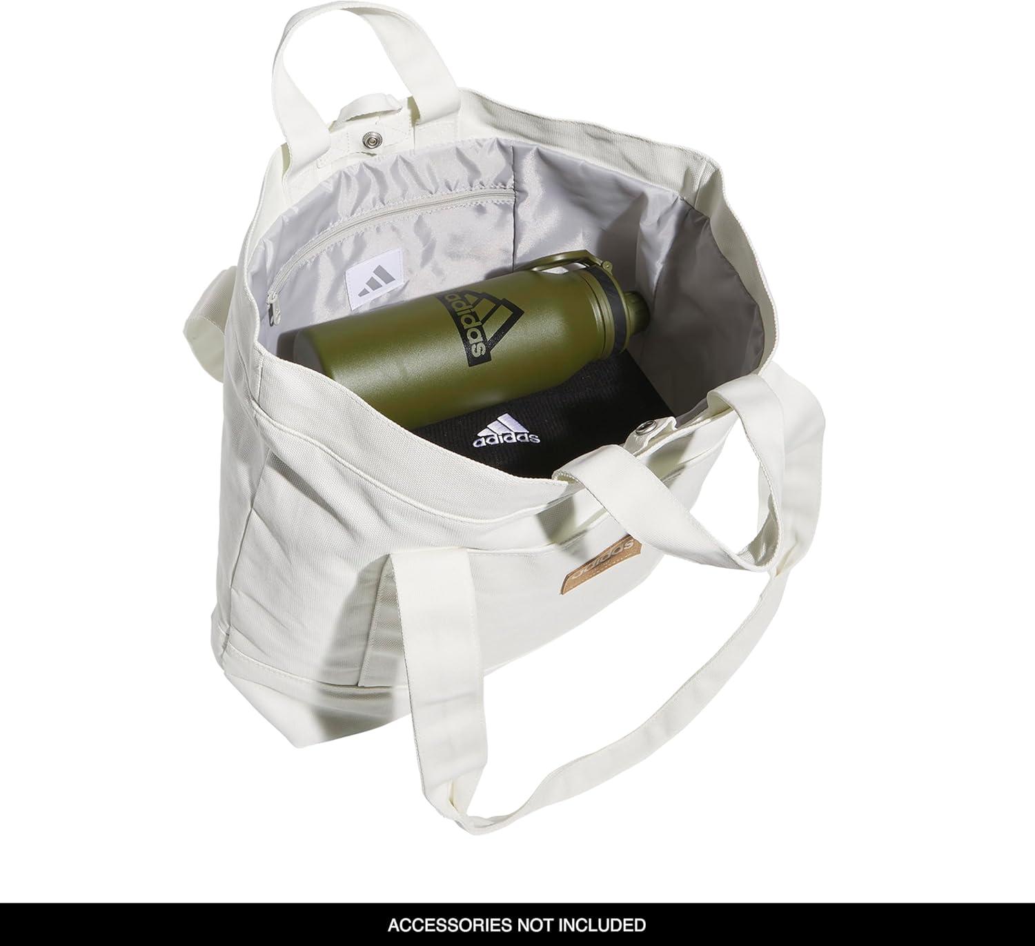 image:imageadidas Canvas Court Tote Bag for Women and MenOffwhite