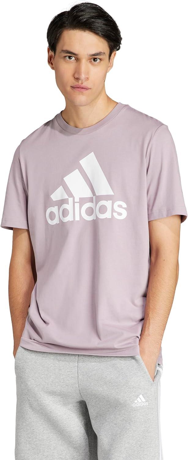 image:imageadidas Mens Essentials Single Jersey 3Stripes TShirtPreloved Fig Tall 3