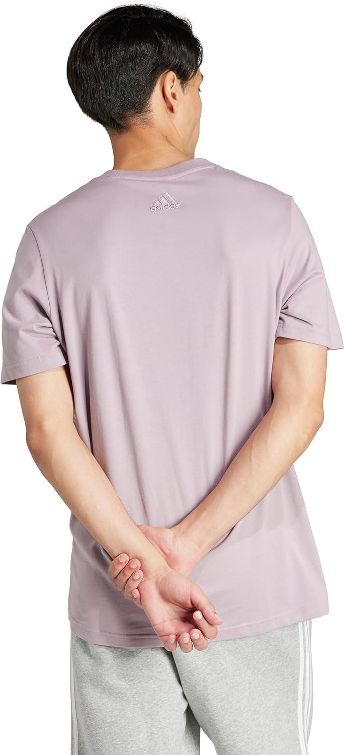image:imageadidas Mens Essentials Single Jersey 3Stripes TShirtPreloved Fig Tall 3