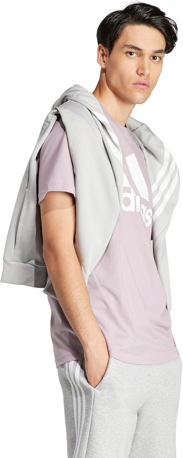image:imageadidas Mens Essentials Single Jersey 3Stripes TShirtPreloved Fig Tall 3