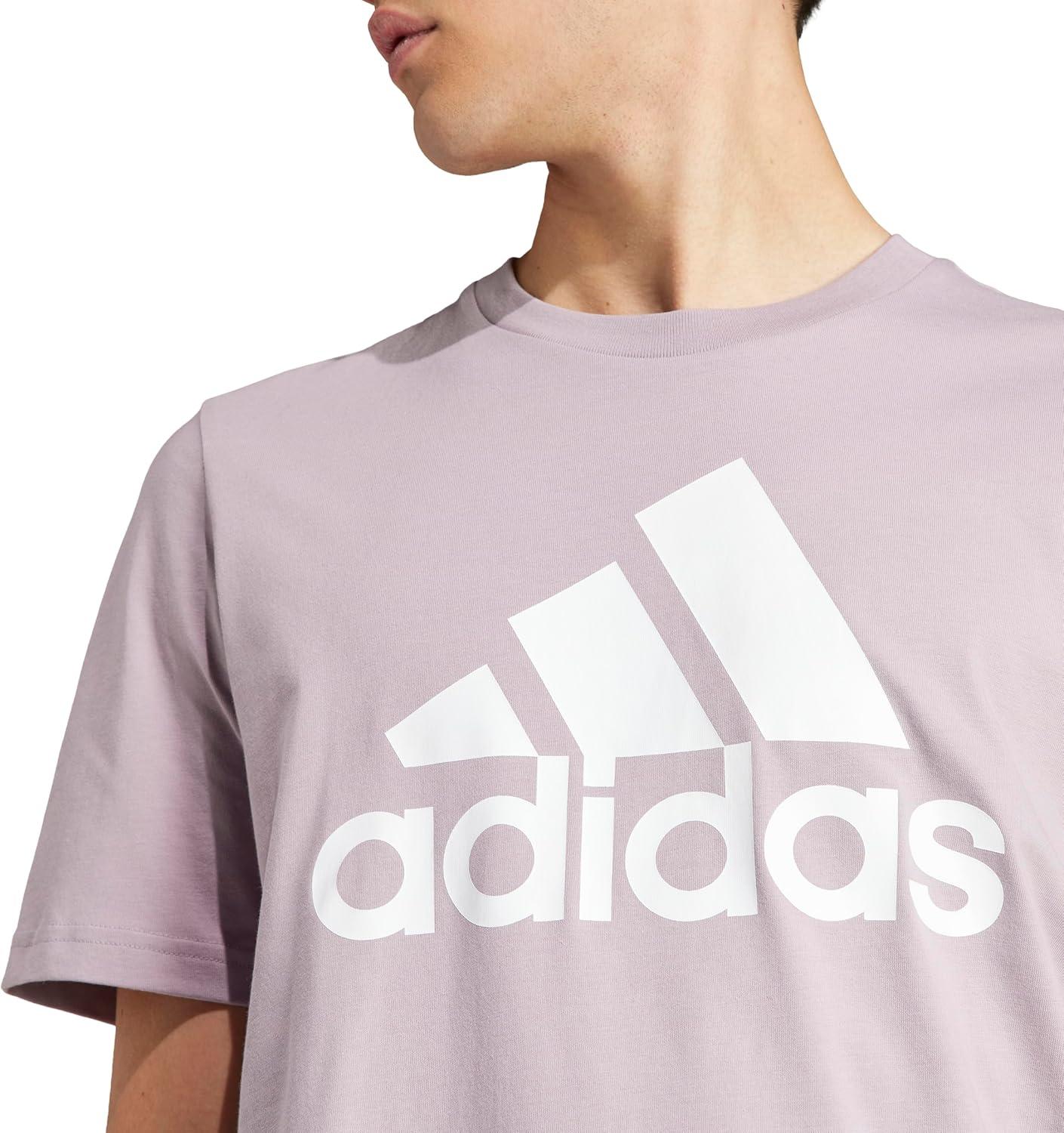 image:imageadidas Mens Essentials Single Jersey 3Stripes TShirtPreloved Fig Tall 3