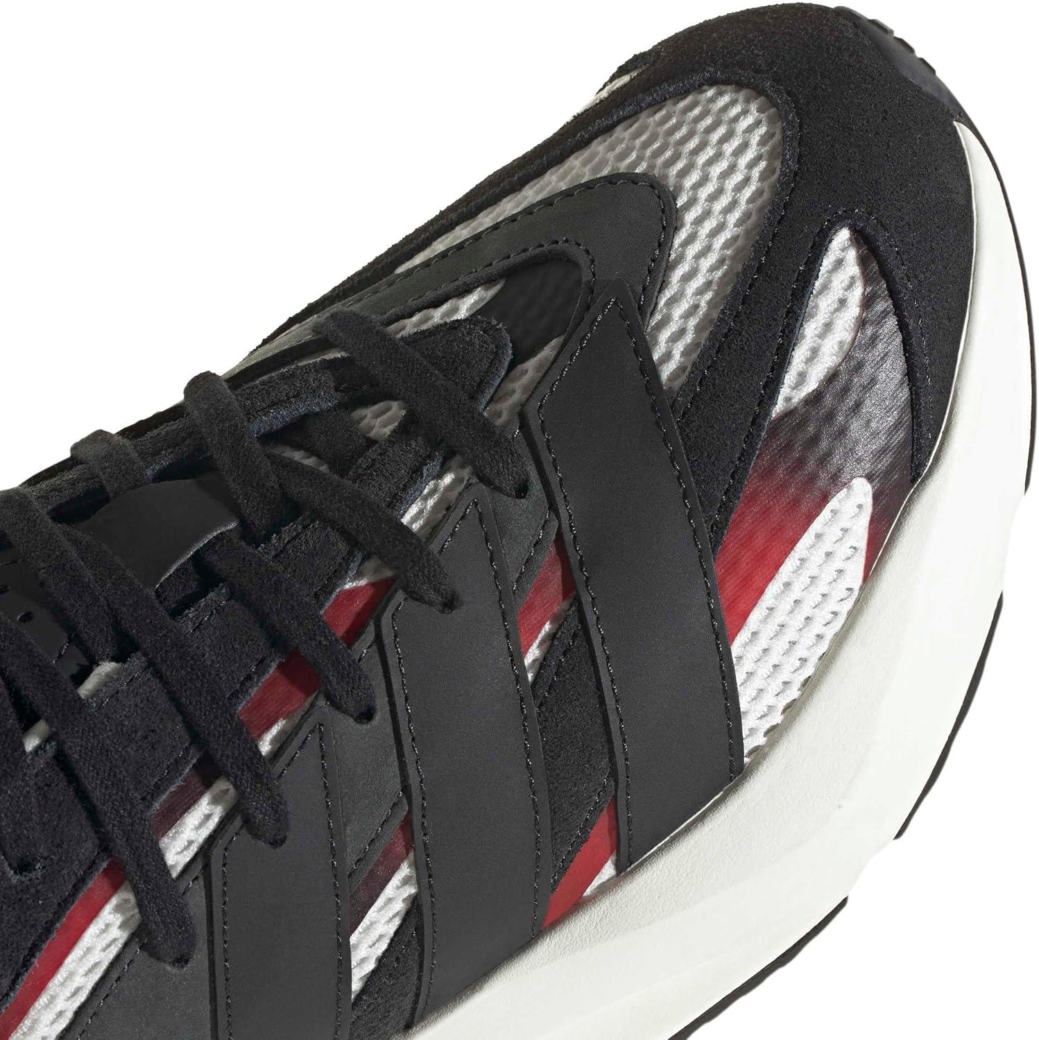 image:imageadidas Mens Lightblaze SneakerBlackBetter ScarletWhite