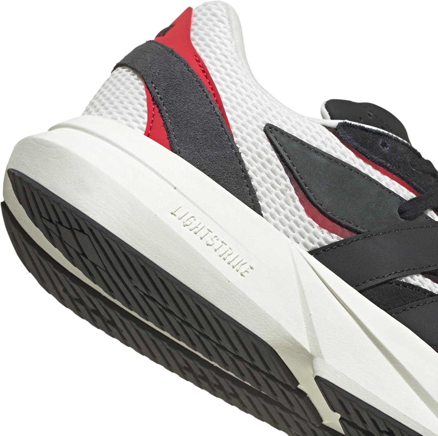 image:imageadidas Mens Lightblaze SneakerBlackBetter ScarletWhite