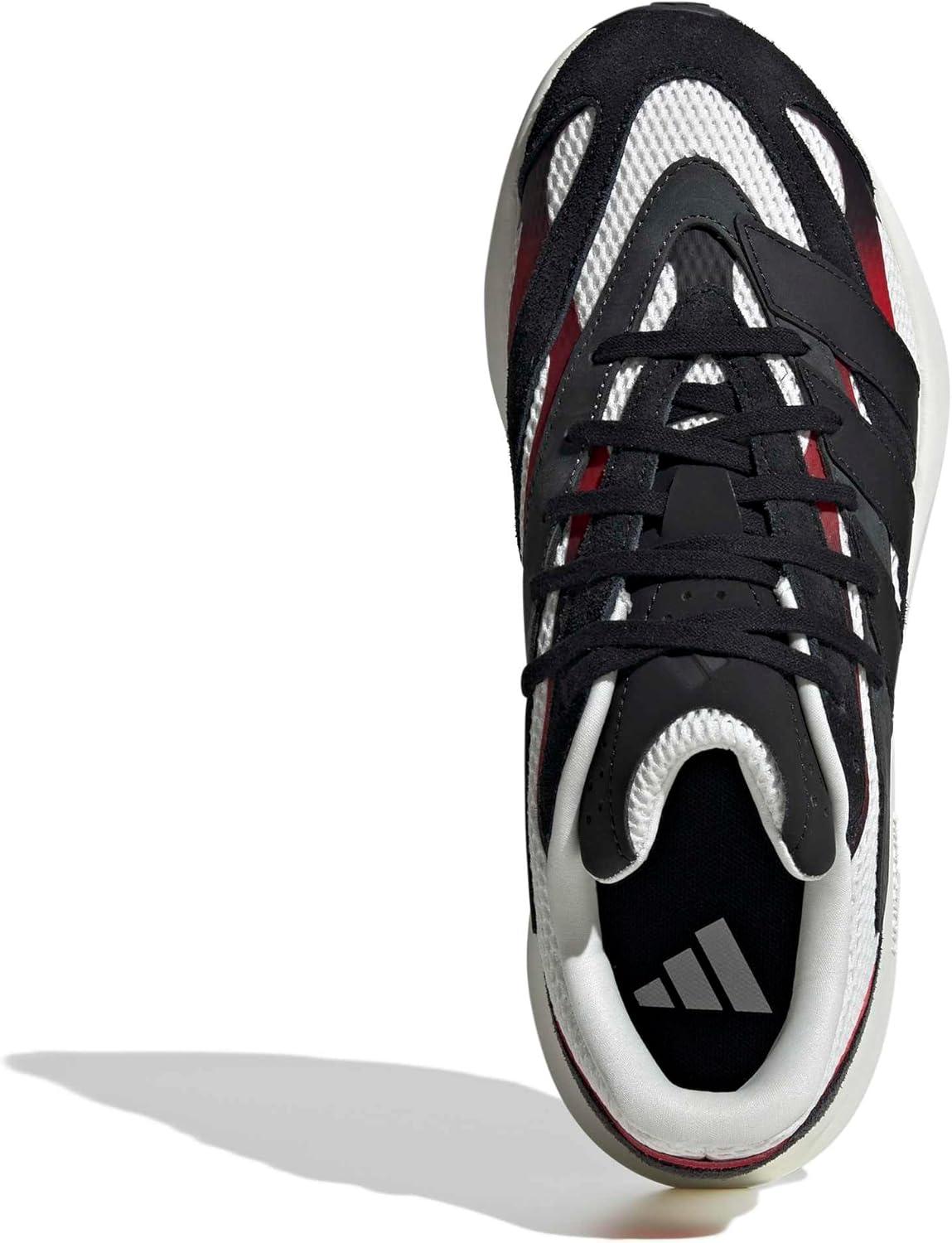 image:imageadidas Mens Lightblaze SneakerBlackBetter ScarletWhite