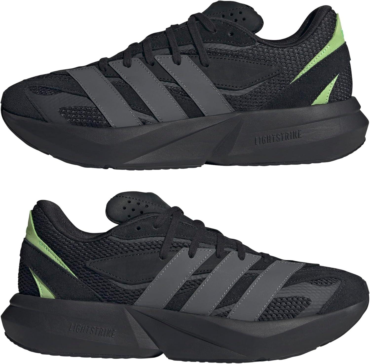 image:imageadidas Mens Lightblaze SneakerBlackGreyLime Burst