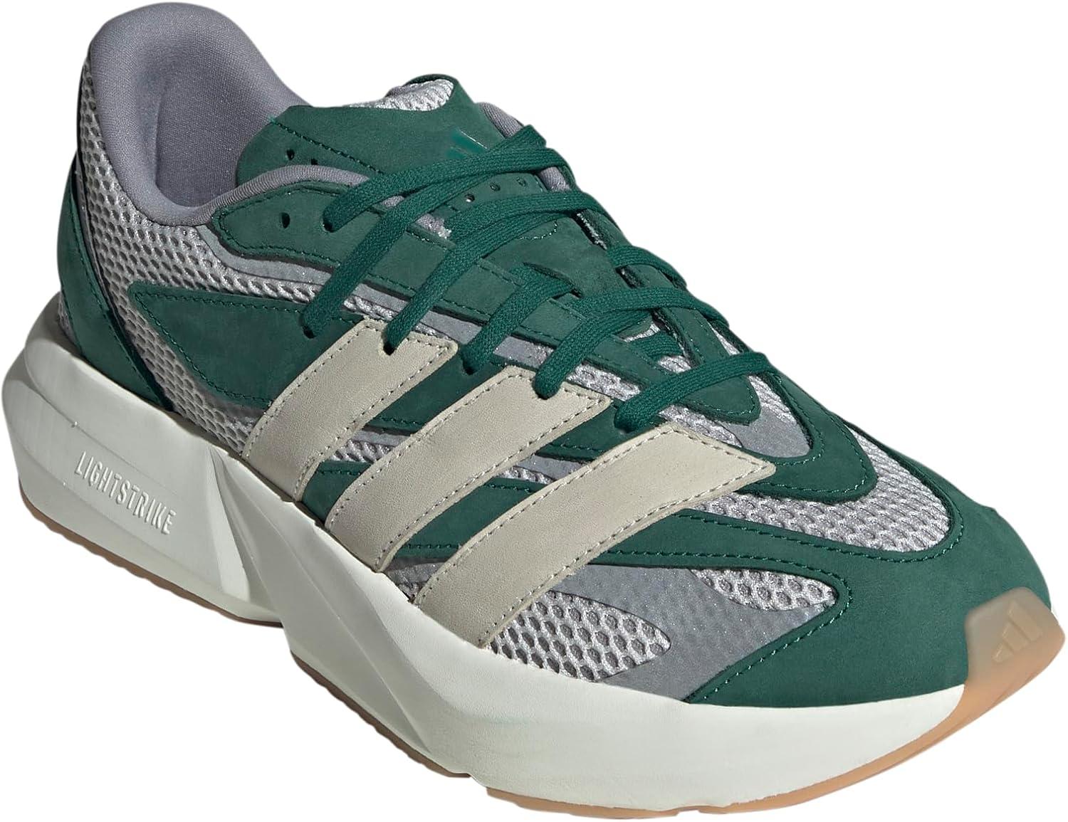 image:imageadidas Mens Lightblaze SneakerCollegiate GreenOff WhiteMatte Silver