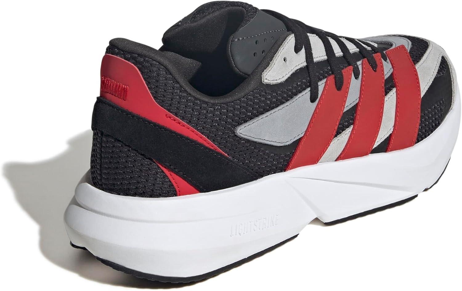 image:imageadidas Mens Lightblaze SneakerWhiteBlackBetter Scarlet