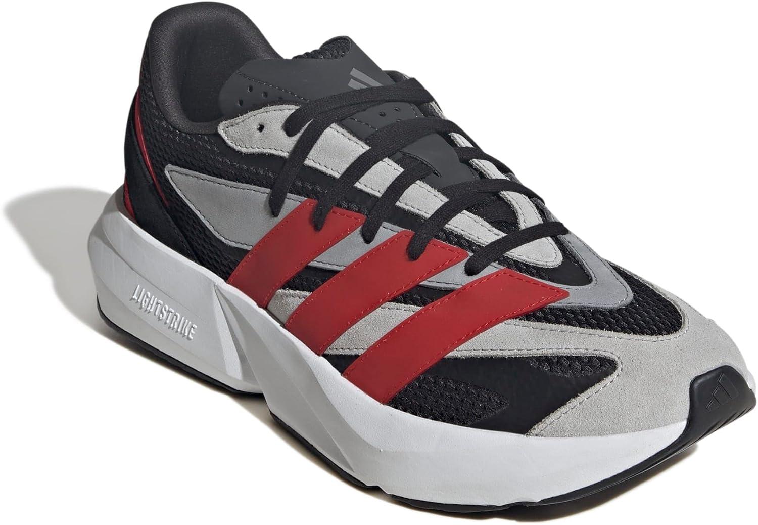 image:imageadidas Mens Lightblaze SneakerWhiteBlackBetter Scarlet
