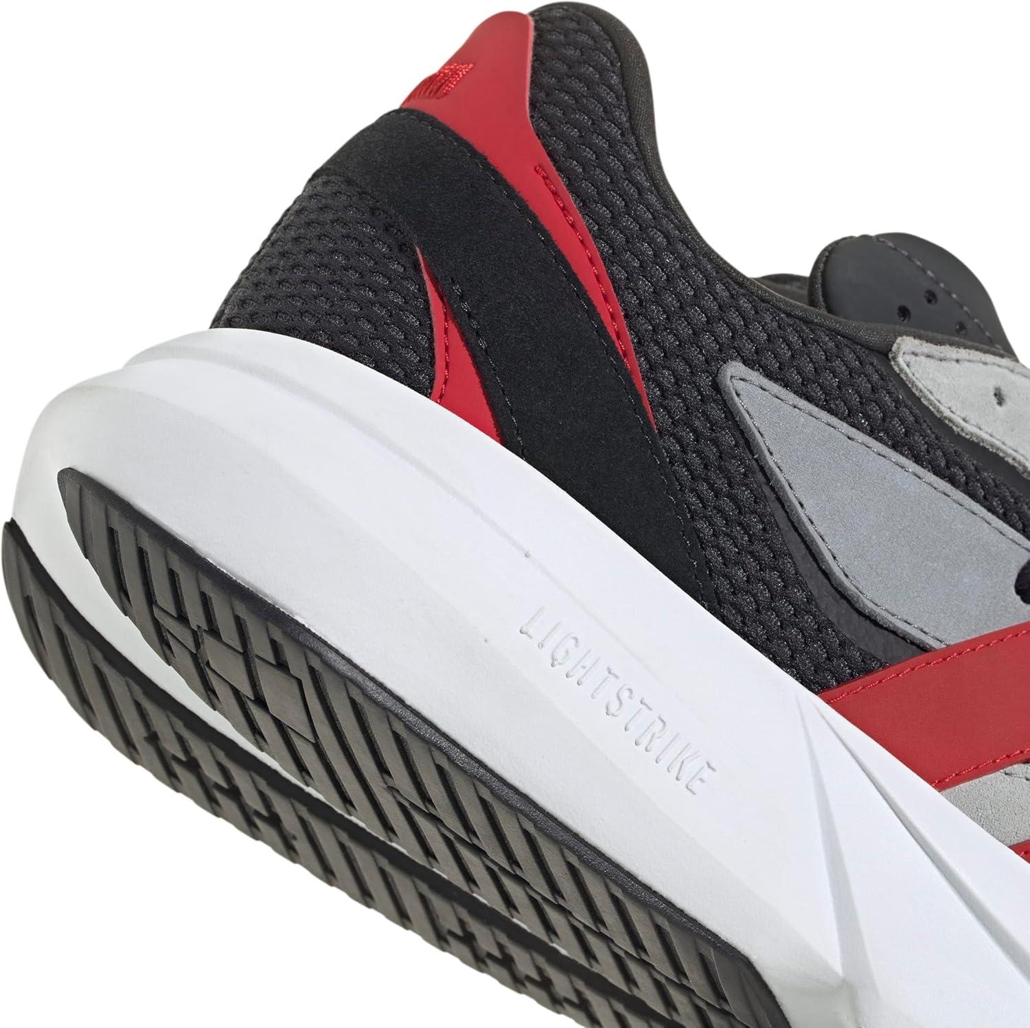 image:imageadidas Mens Lightblaze SneakerWhiteBlackBetter Scarlet