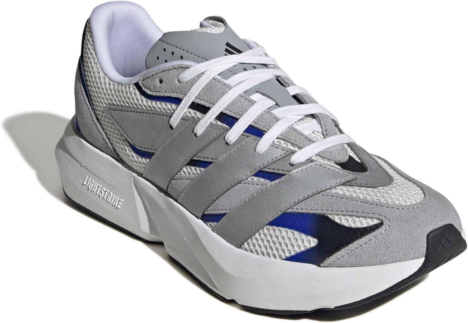 image:imageadidas Mens Lightblaze SneakerWhiteMatte SilverLucid Blue