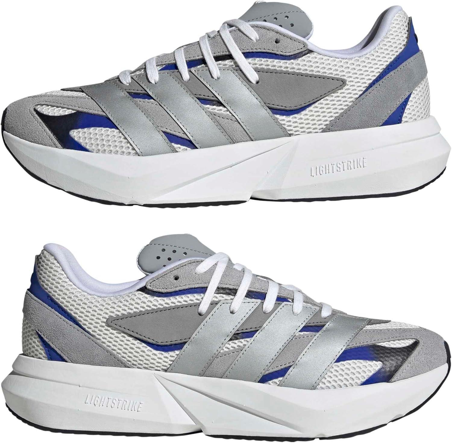 image:imageadidas Mens Lightblaze SneakerWhiteMatte SilverLucid Blue
