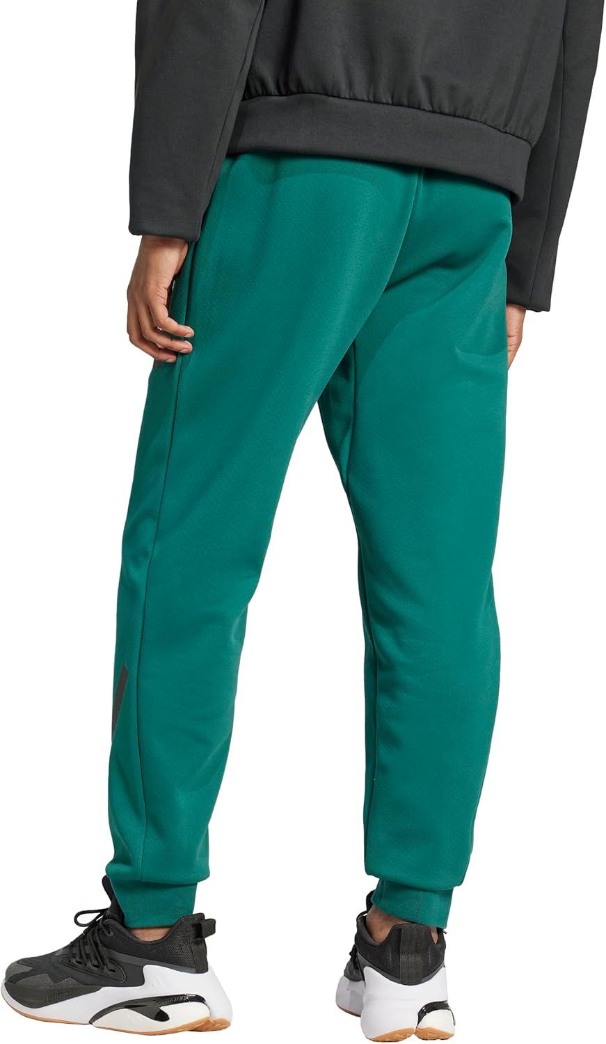 image:imageadidas Mens ZNE Pants Training Casual Drawstring BeigeCollegiate Green