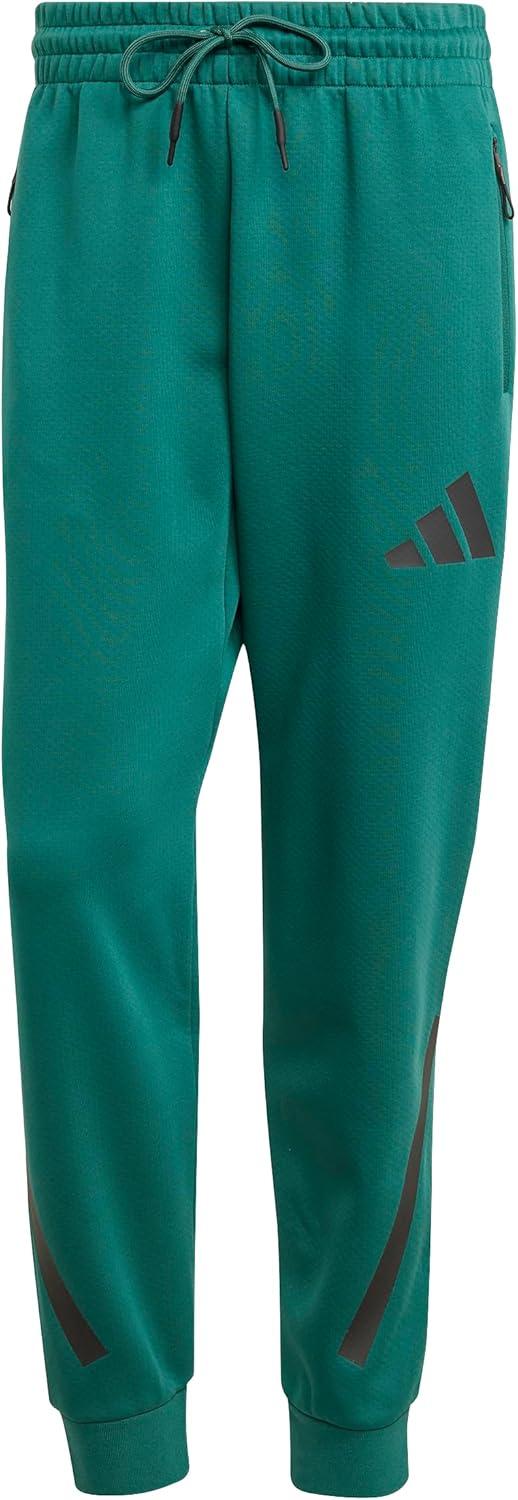 image:imageadidas Mens ZNE Pants Training Casual Drawstring BeigeCollegiate Green