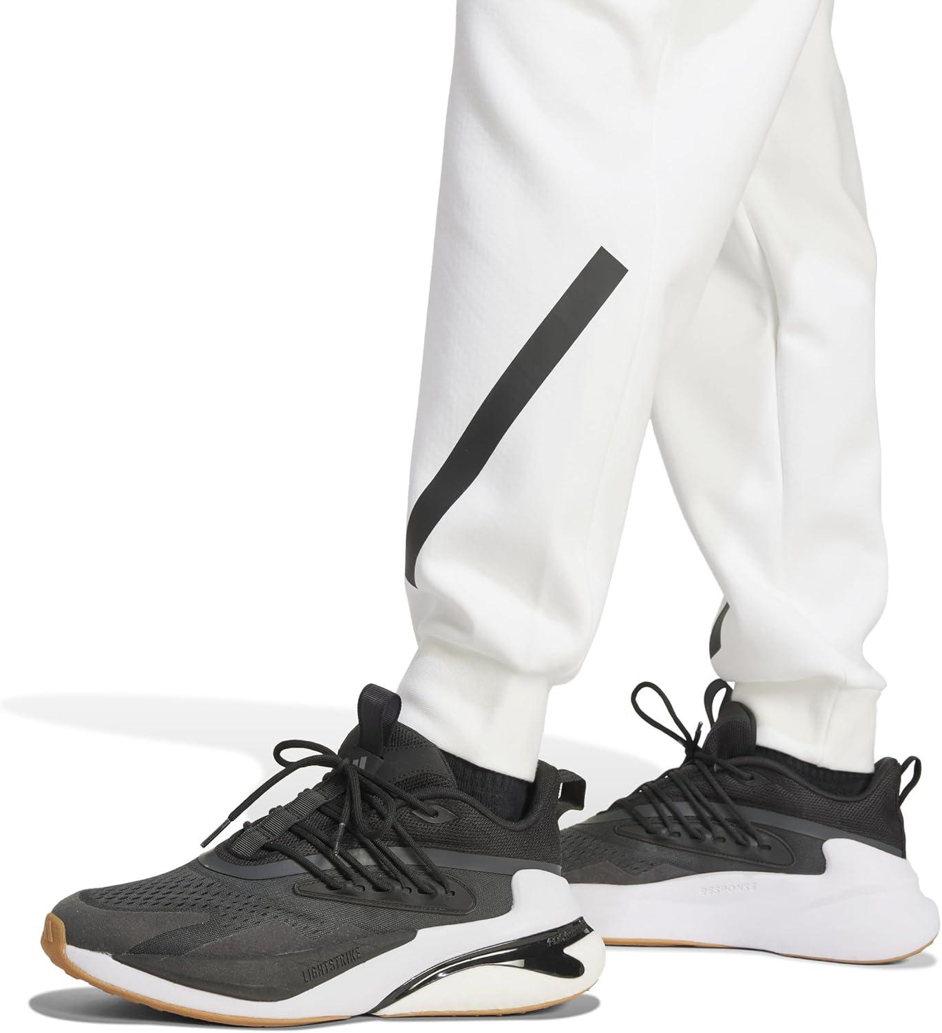 image:imageadidas Mens ZNE Pants Training Casual Drawstring BeigeWhite