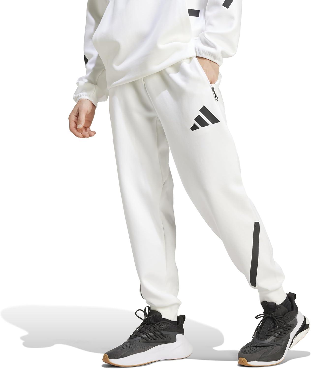 image:imageadidas Mens ZNE Pants Training Casual Drawstring BeigeWhite