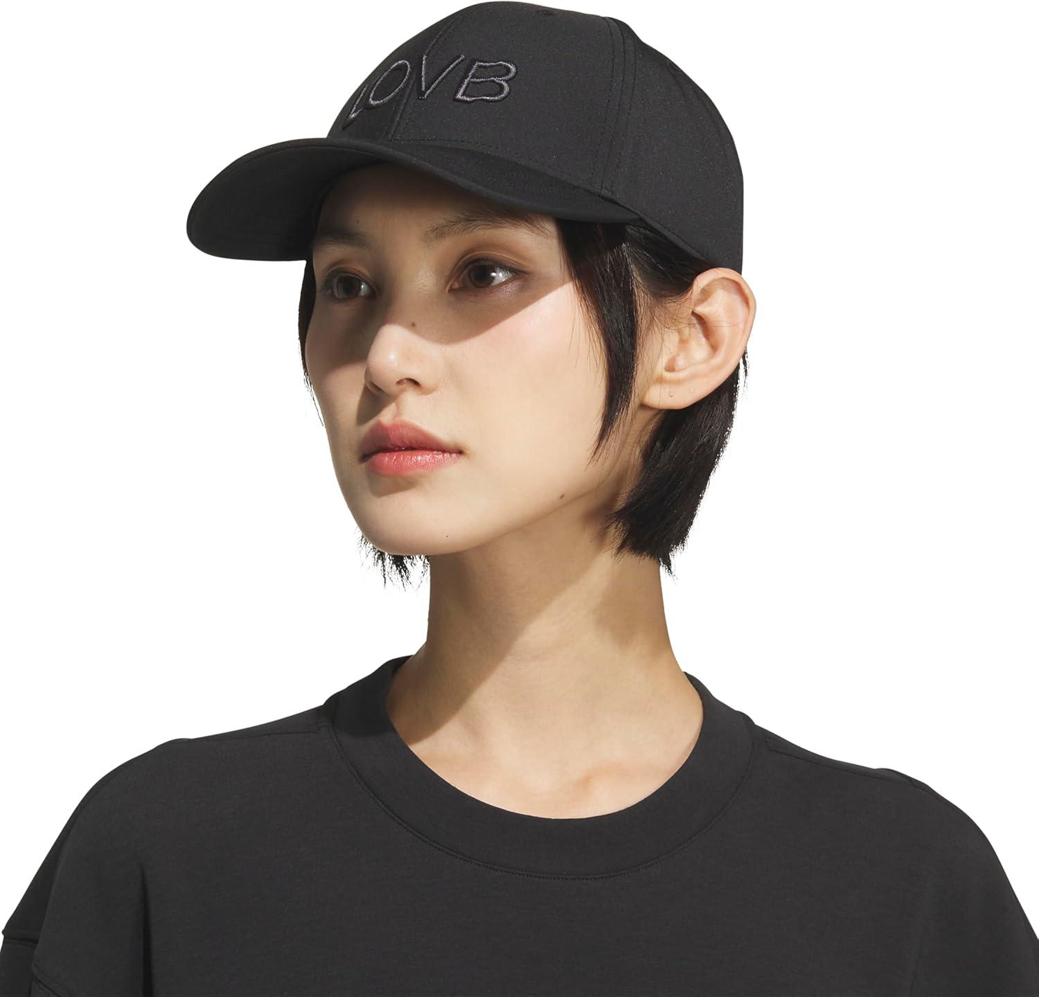 image:imageadidas Womens Ponytail Hat Backless Baseball CapBlackCarbon GreyLovb
