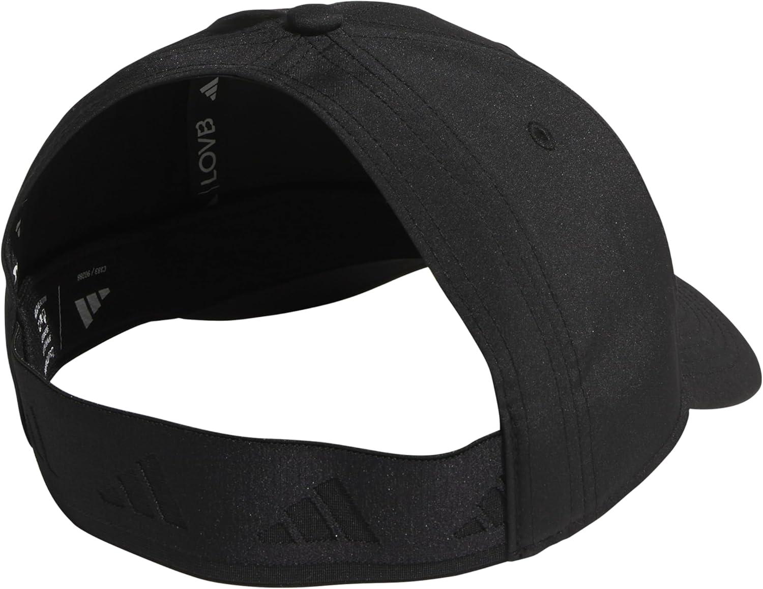 image:imageadidas Womens Ponytail Hat Backless Baseball CapBlackCarbon GreyLovb