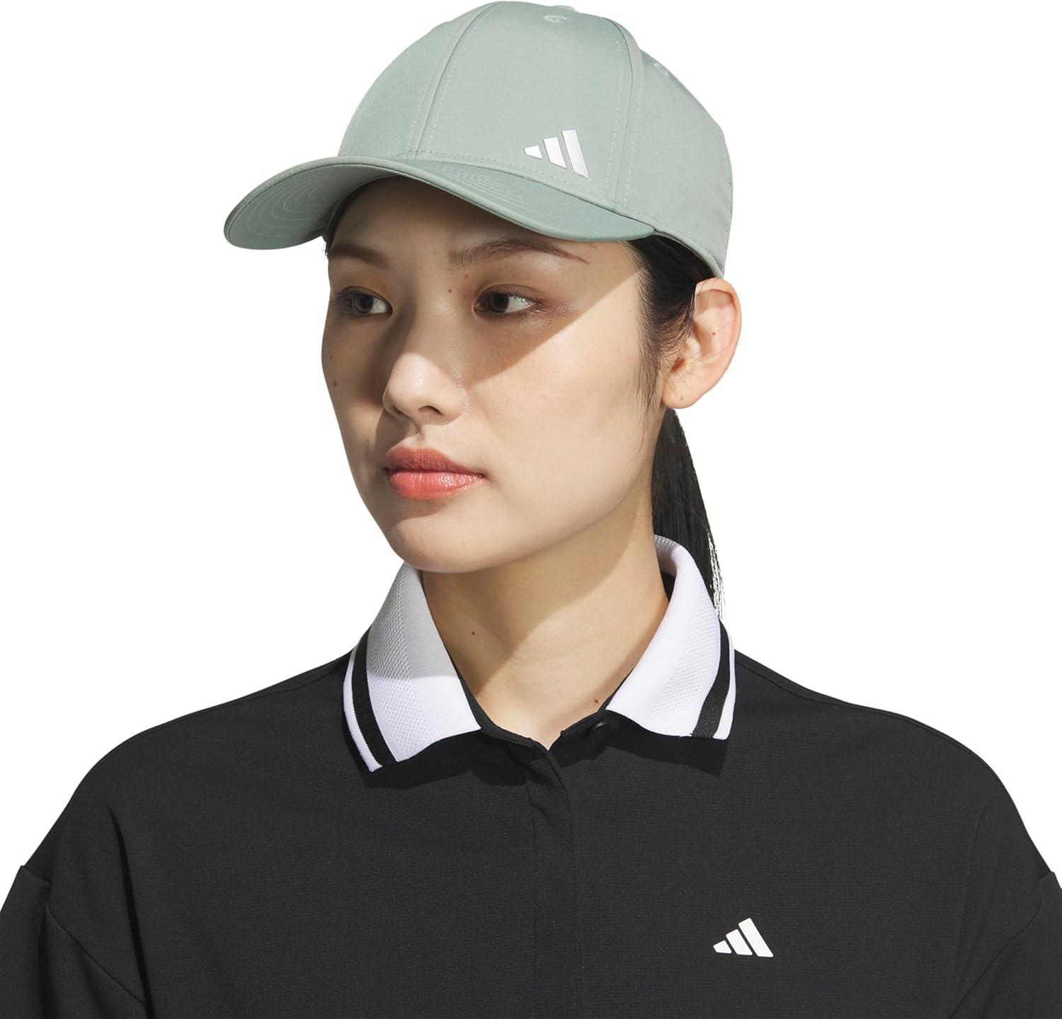 image:imageadidas Womens Ponytail Hat Backless Baseball CapSilver GreenSilver Metallic20