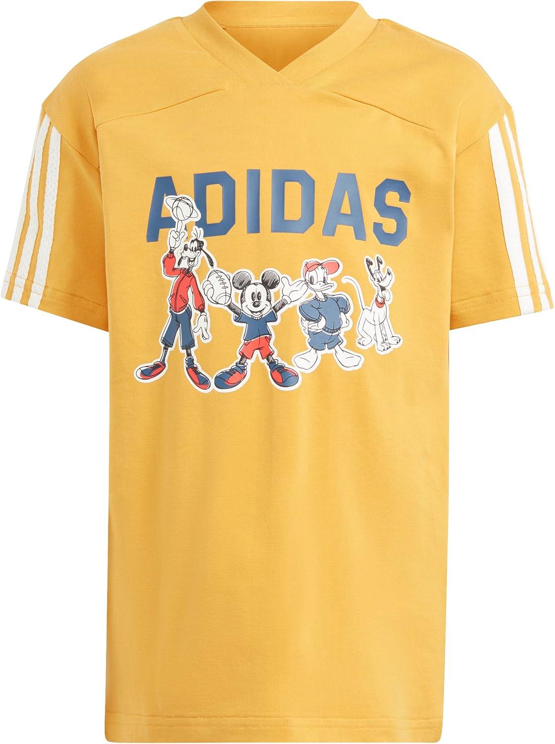 image:imageadidas boys Disney Mickey Mouse Tshirt SetPreloved YellowOff White