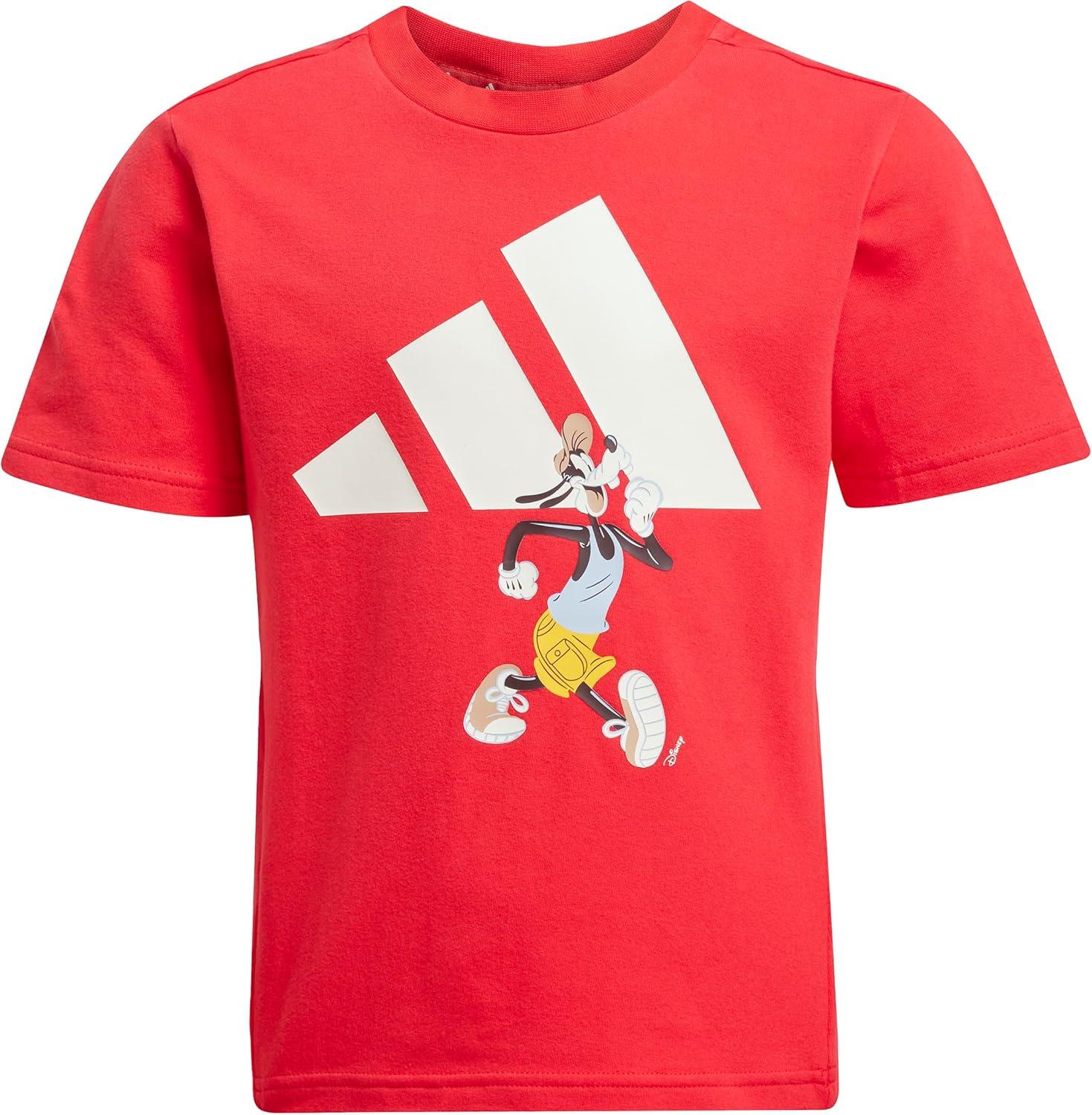 image:imageadidas boys Disney Mickey Mouse Tshirt SetPure RubyOff White