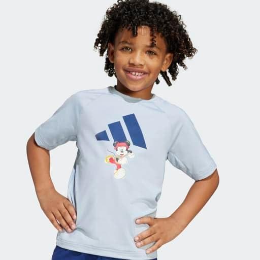 image:imageadidas boys Disney Mickey Mouse Tshirt SetWonder BlueDark BlueCrew Yellow