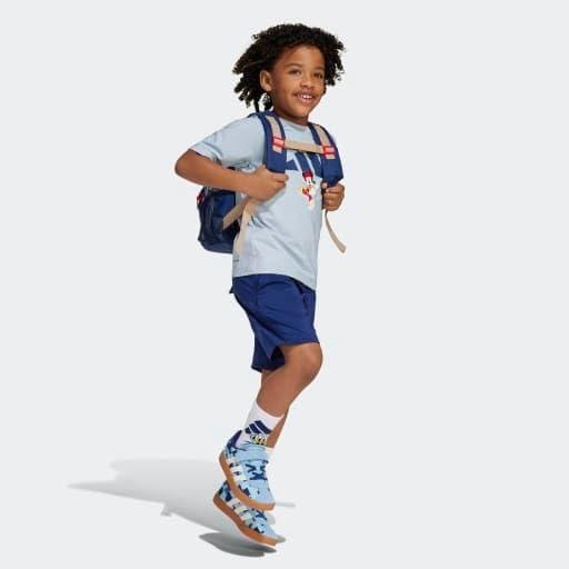 image:imageadidas boys Disney Mickey Mouse Tshirt SetWonder BlueDark BlueCrew Yellow