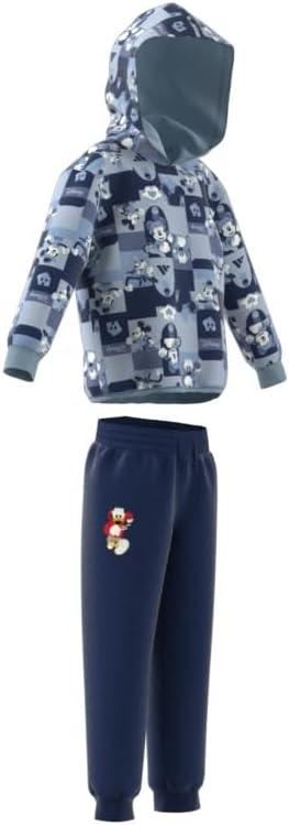 image:imageadidas girls Disney Mickey Mouse Jogger SetWonder Blue MelangeMulticolor