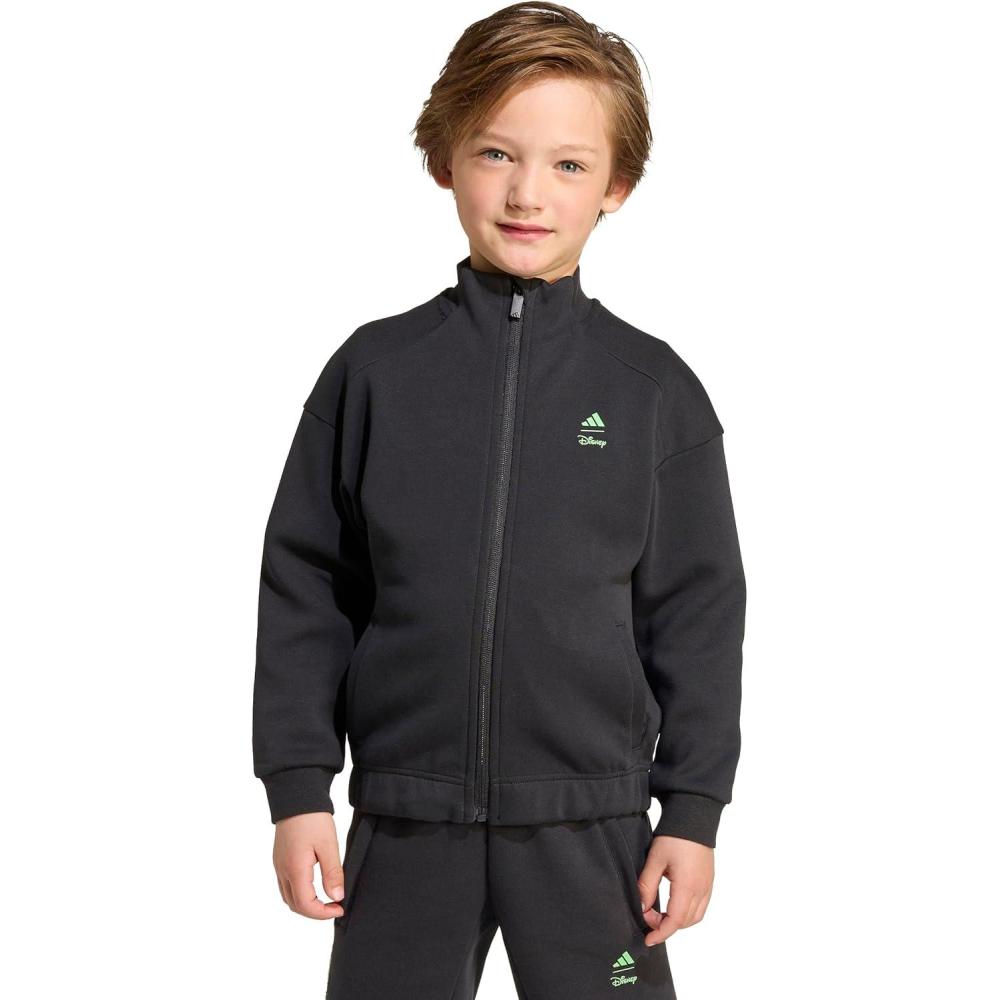 image:imageadidas Boys Disney Mickey Mouse Track TopBlackLime Burst