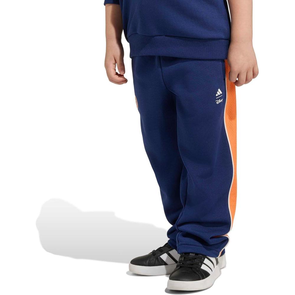 image:imageadidas Girls Disney Mickey Mouse PantsDark BluePure OrangeOff WhiteMickey Mouse
