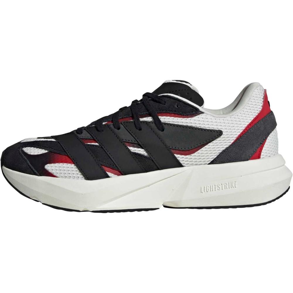 image:imageadidas Mens Lightblaze SneakerBlackBetter ScarletWhite