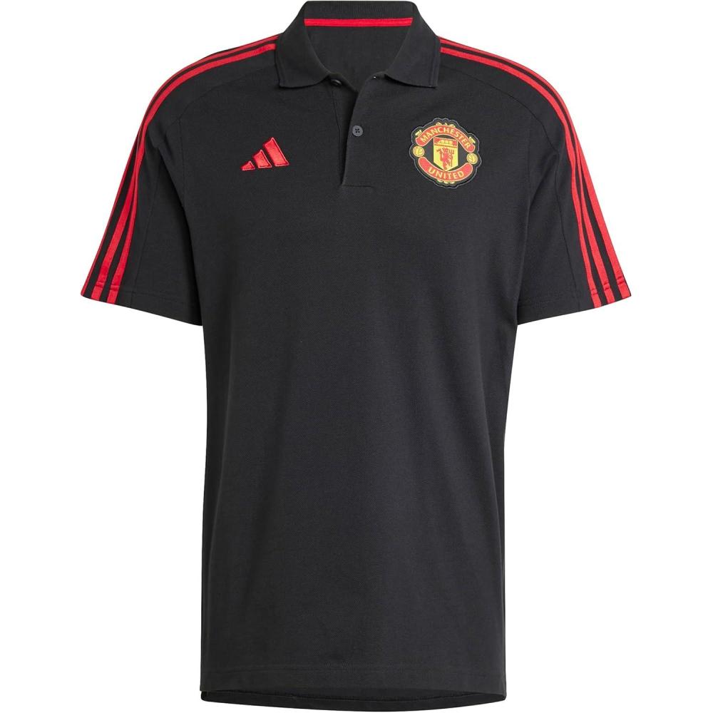 image:imageadidas Mens Manchester United DNA Polo ShirtBlack