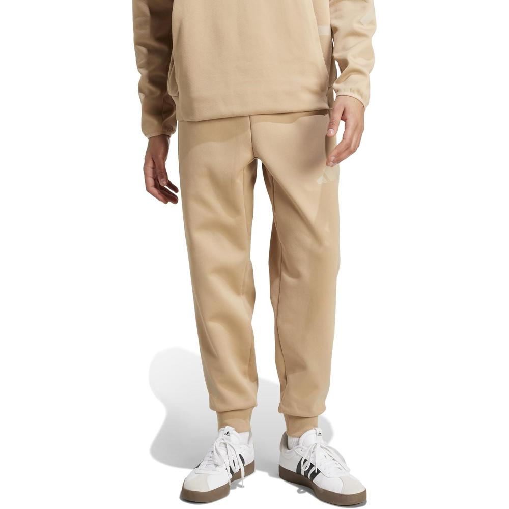 image:imageadidas Mens ZNE Pants Training Casual Drawstring BeigeWarm Sandstone