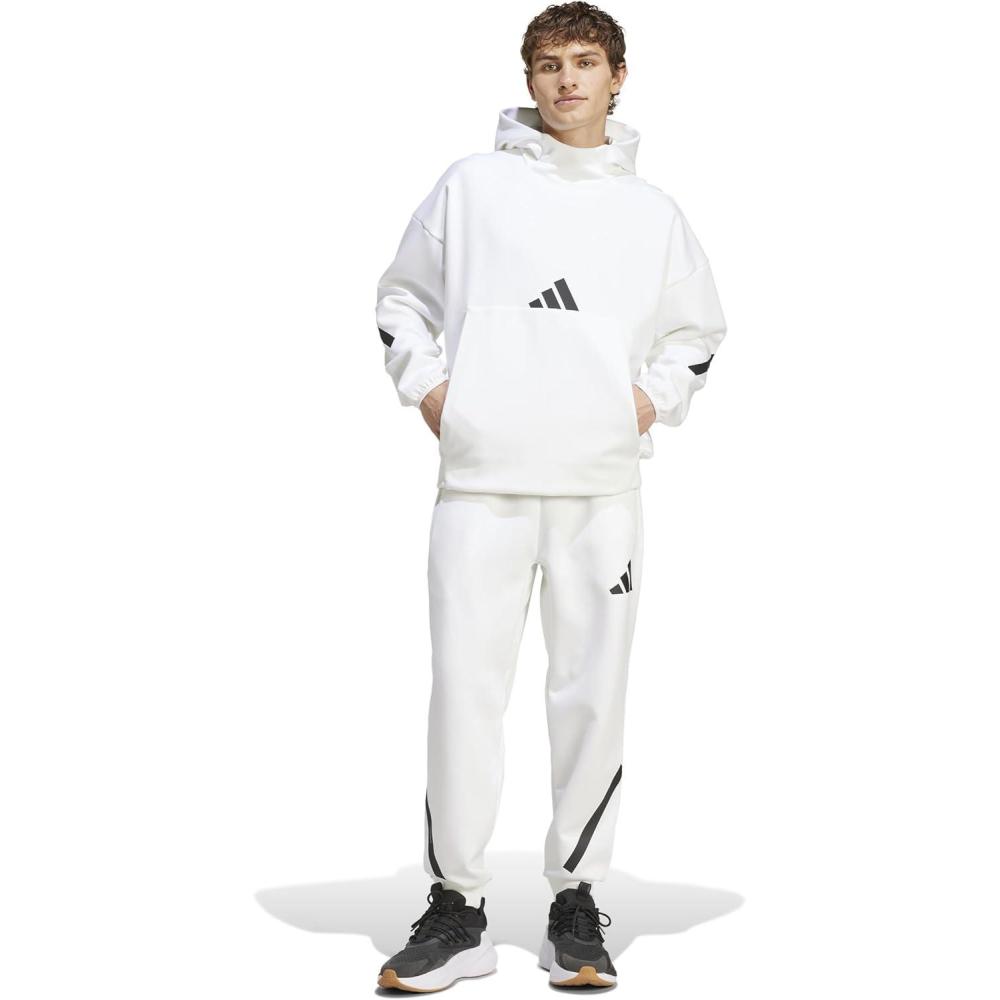 image:imageadidas Mens ZNE Pants Training Casual Drawstring BeigeWhite